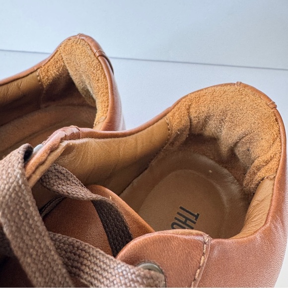 Thursday Boot Company Premier Men Low Top Sneakers Brown Leather 9.5 Wide Casual - Picture 9 of 11